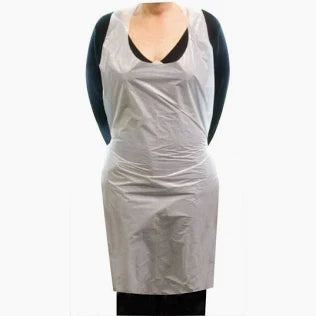 Disposable Aprons (White) 100 Pack - SalonExpress