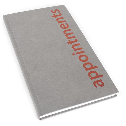 Appointment book 3 assistant grey single - Stationary - SalonExpress