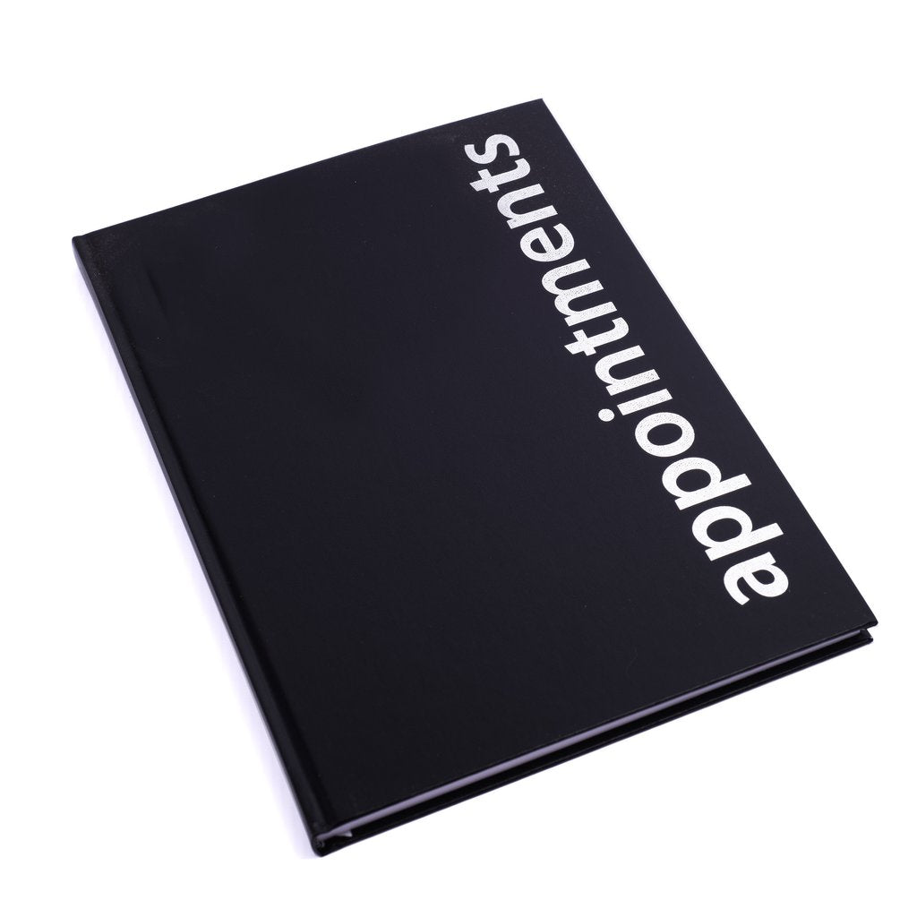 Appointment book 6 assistant black single - Stationary - SalonExpress