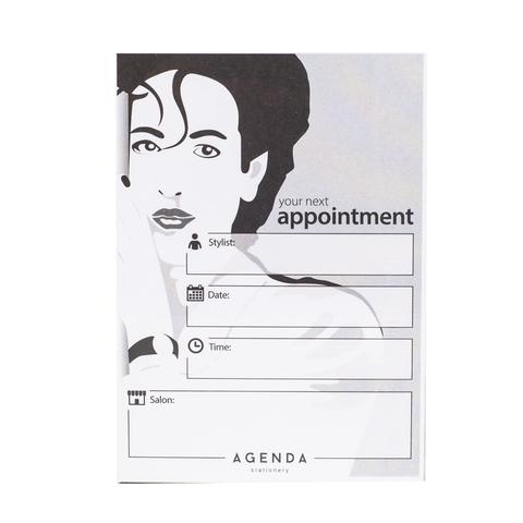 Appointment card hair - 2 colour grey/white pk100 - Stationary - SalonExpress