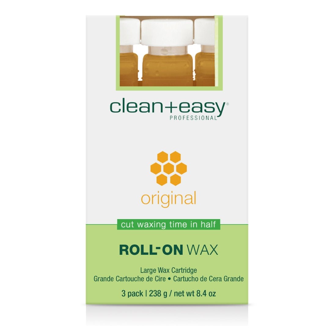 Clean+Easy Original Roll - On Wax Refill Large 3 Pack - Roller Waxing - SalonExpress