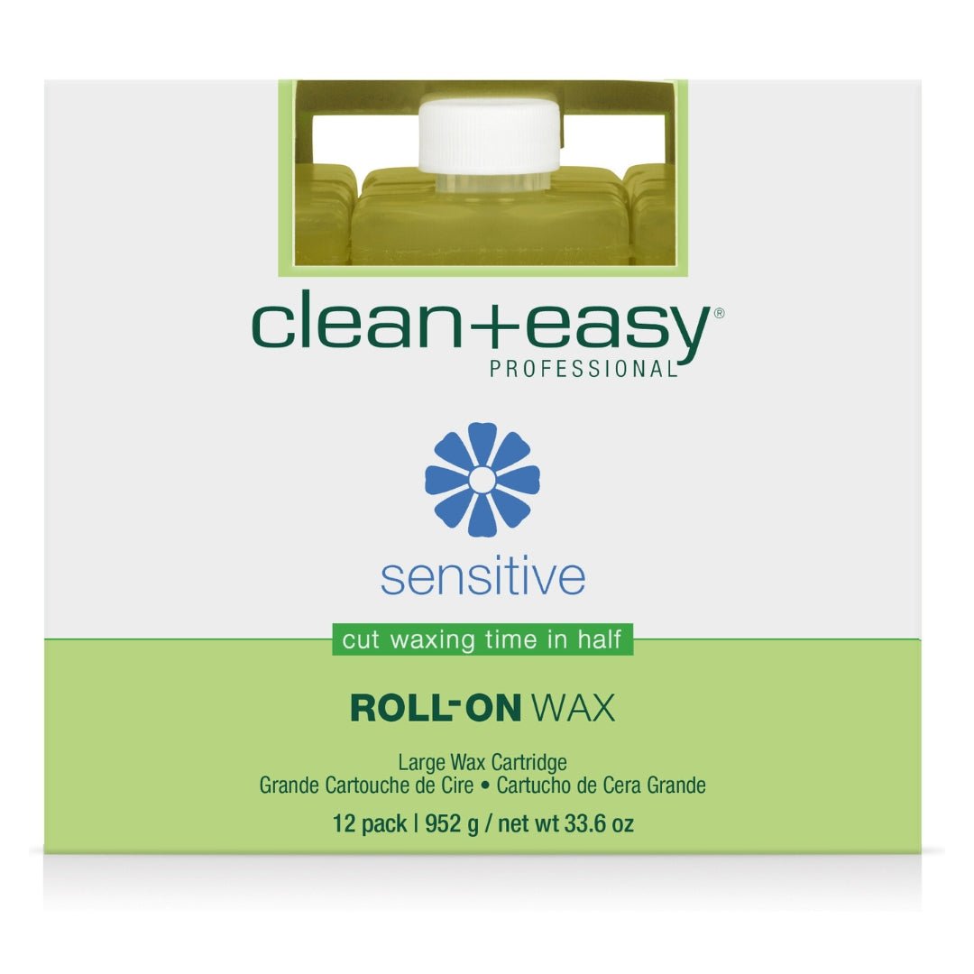 Clean+Easy Sensitive Roll - On Wax Refill Large 12 Pack - Roller Waxing - SalonExpress