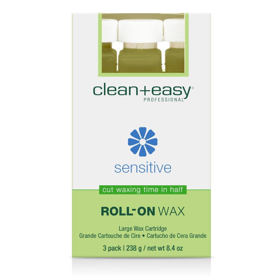 Clean+Easy Sensitive Roll - On Wax Refill Large 3 Pack - Roller Waxing - SalonExpress