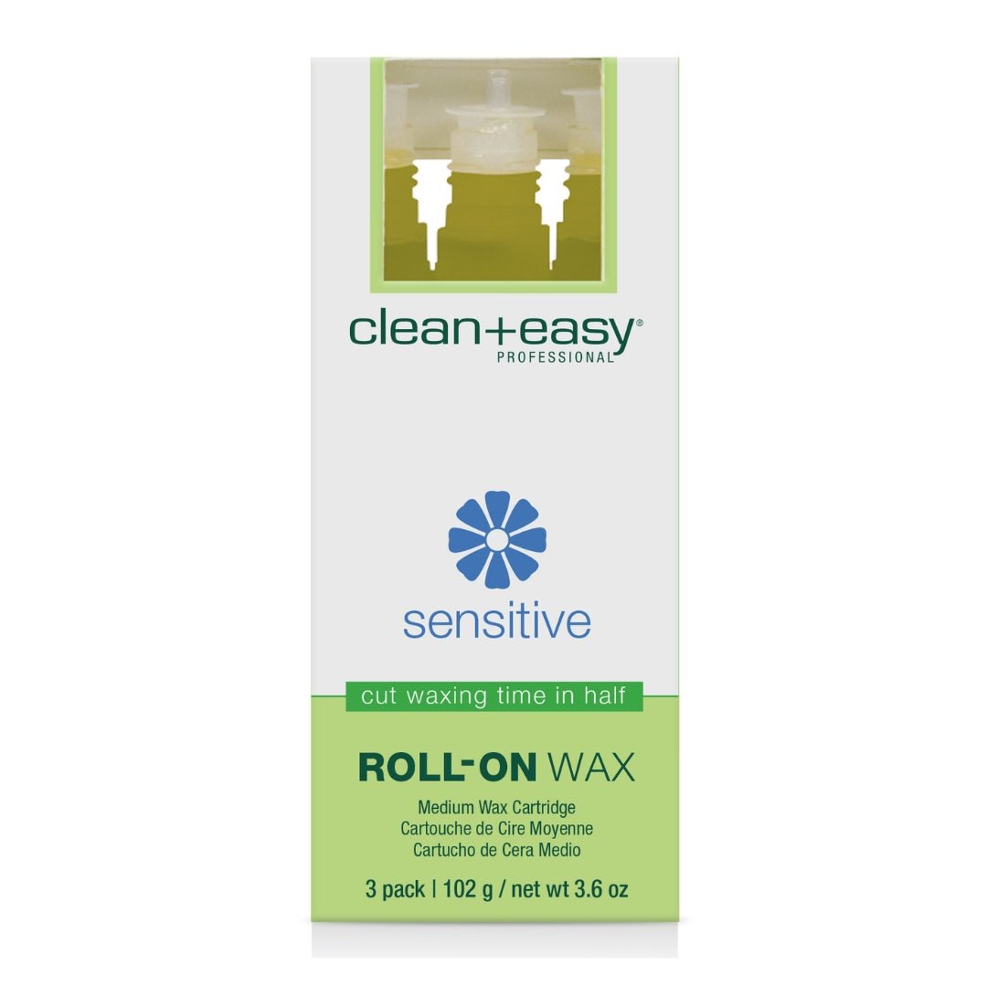 Clean+Easy Sensitive Roll - On Wax Refill Medium 3 Pack - Roller Waxing - SalonExpress