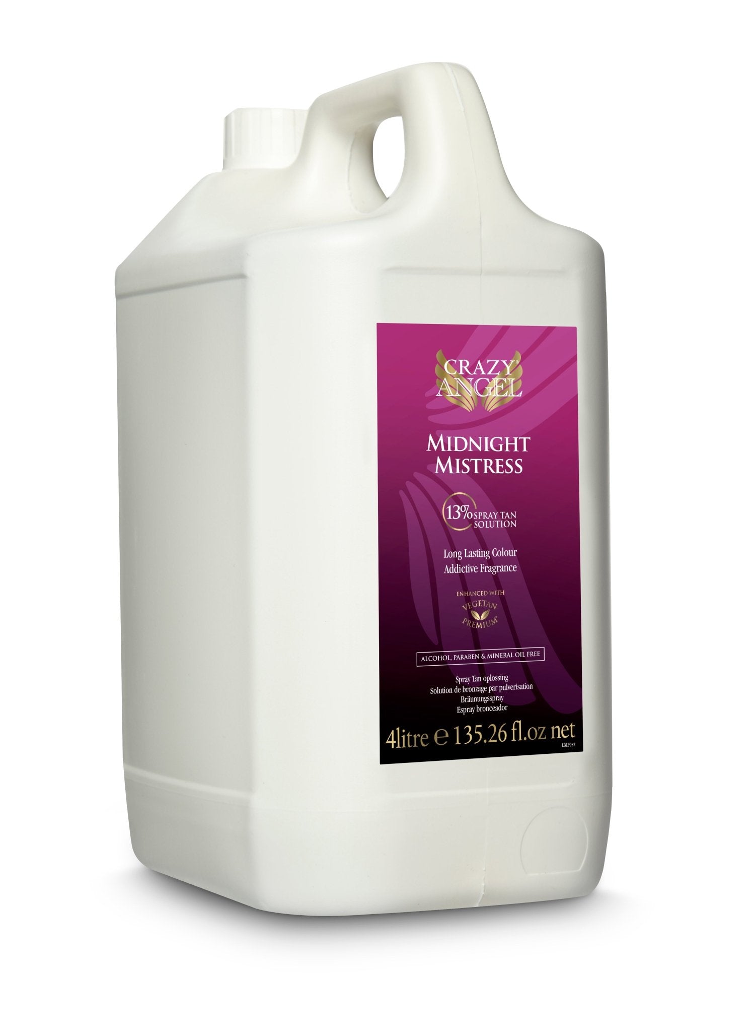 Crazy Angel Midnight Mistress Salon Spray (13% DHA) - Spray Tan Liquids - SalonExpress