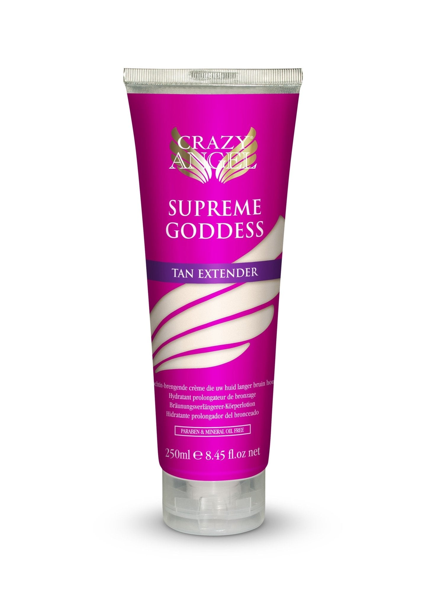 Crazy Angel Supreme Tan Extending Body Moisturiser 250ml - Spray Tan Liquids - SalonExpress