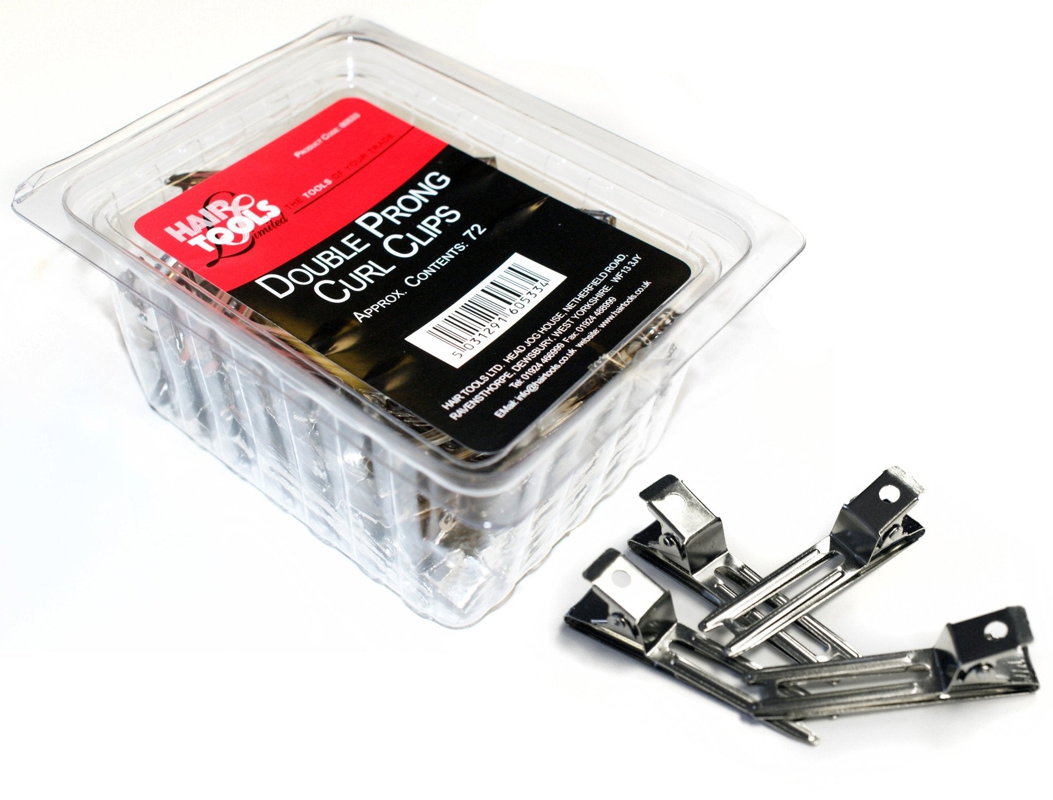 Hairtools Double Prong Curl lips - box of 72 - Hair Accessories - SalonExpress