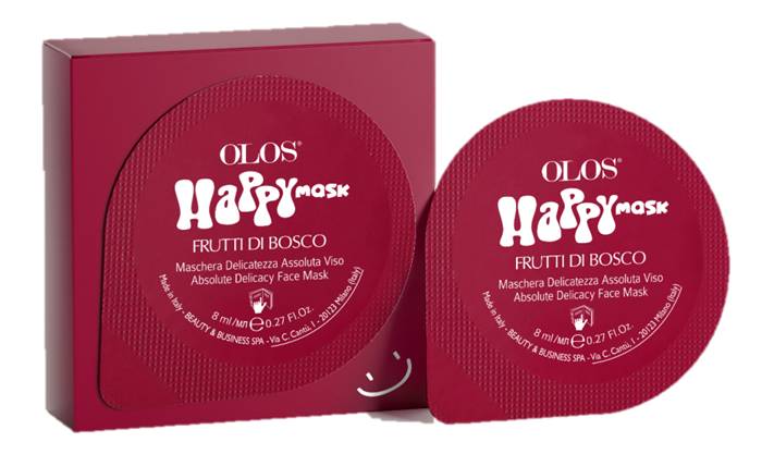 OLOS Happy Mask Frutti Di Bosco 8ml Pack of 12 - Ampoules & Serums - SalonExpress
