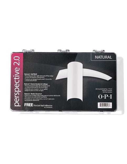 OPI Perspective 2.0 Natural Tips Assorted Pack of 200 - Nail Polish - Long Wear - SalonExpress