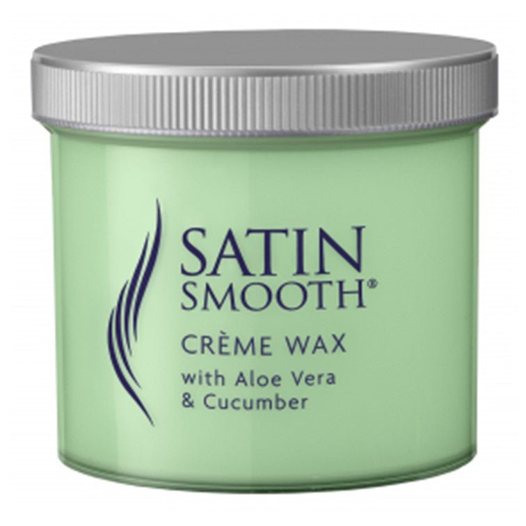 SATIN SMOOTH Creme Wax with Aloe Vera & Cucumber 425g X 3 OFFER PACK - Strip Waxing - SalonExpress