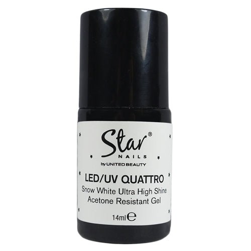 Star Nails LED/UV Dual Curing Quattro Snow White 14ml - Acrylic, Fibreglass & Gel - SalonExpress
