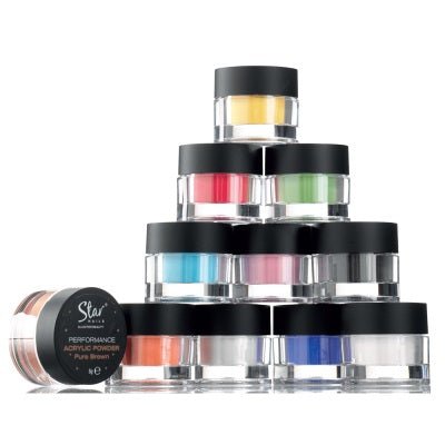 Star Nails Performance Powder Neon Blue 5g - Acrylic, Fibreglass & Gel - SalonExpress