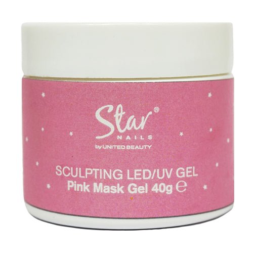 Star Nails Sculpting Gel UV/LED Mask Pink 40g - Acrylic, Fibreglass & Gel - SalonExpress