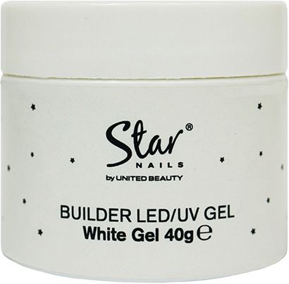 Star Nails Starlite LED/UV Gel Builder White 40g - Acrylic, Fibreglass & Gel - SalonExpress