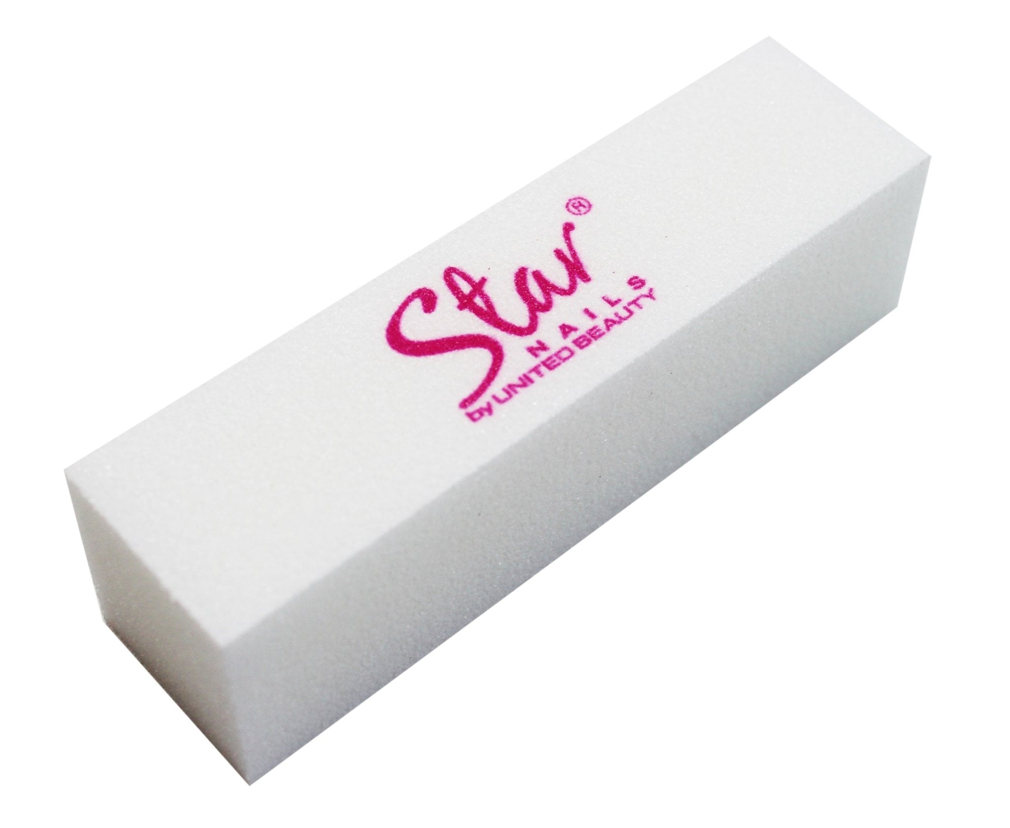 Star Nails White Sanding Block - 120/200 grit Pack of 6 - Files & Buffers - SalonExpress