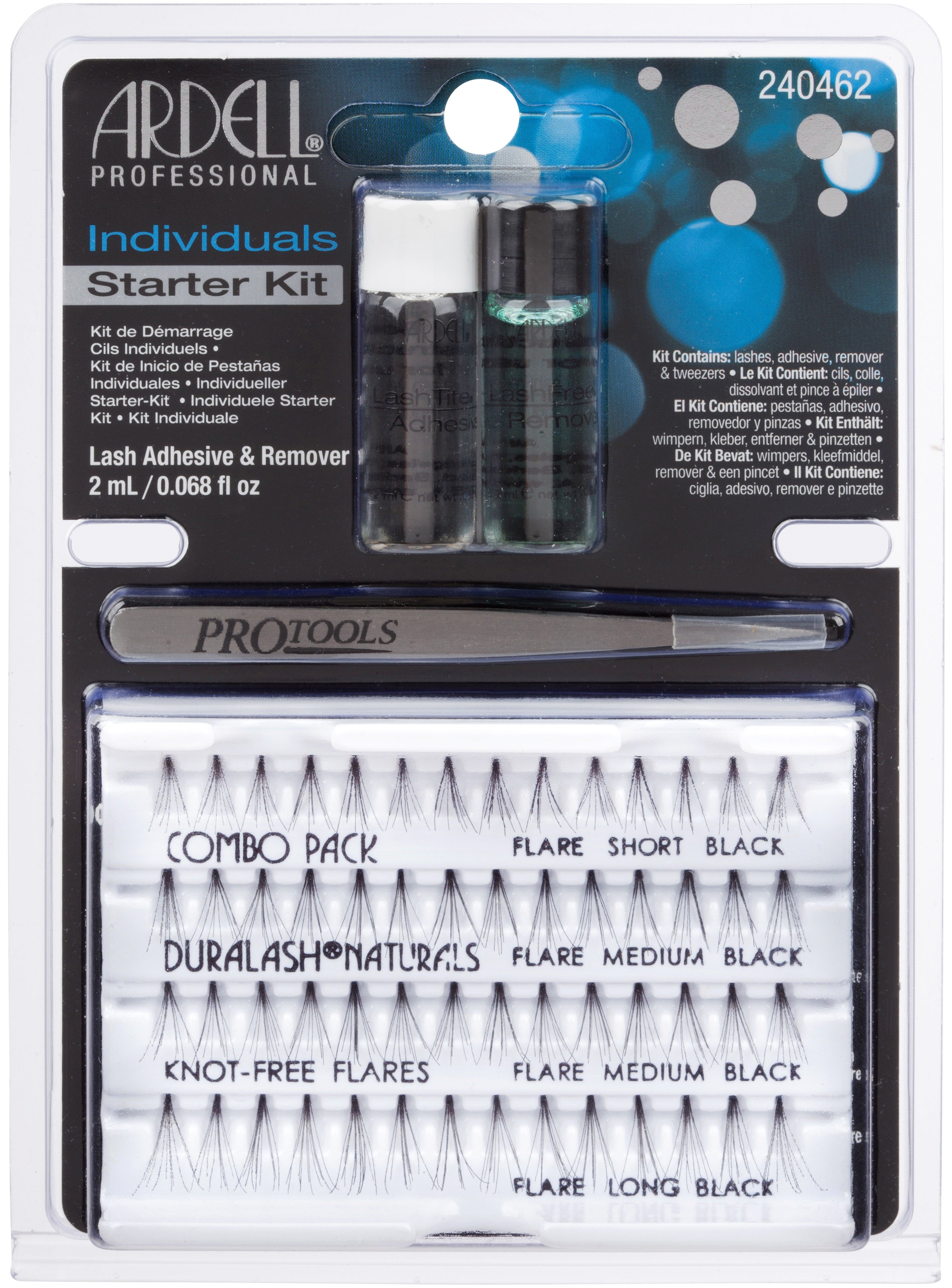 Ardell - Individuals Starter Kit Knot-Free Flare - Combo Pack Black - SalonExpress