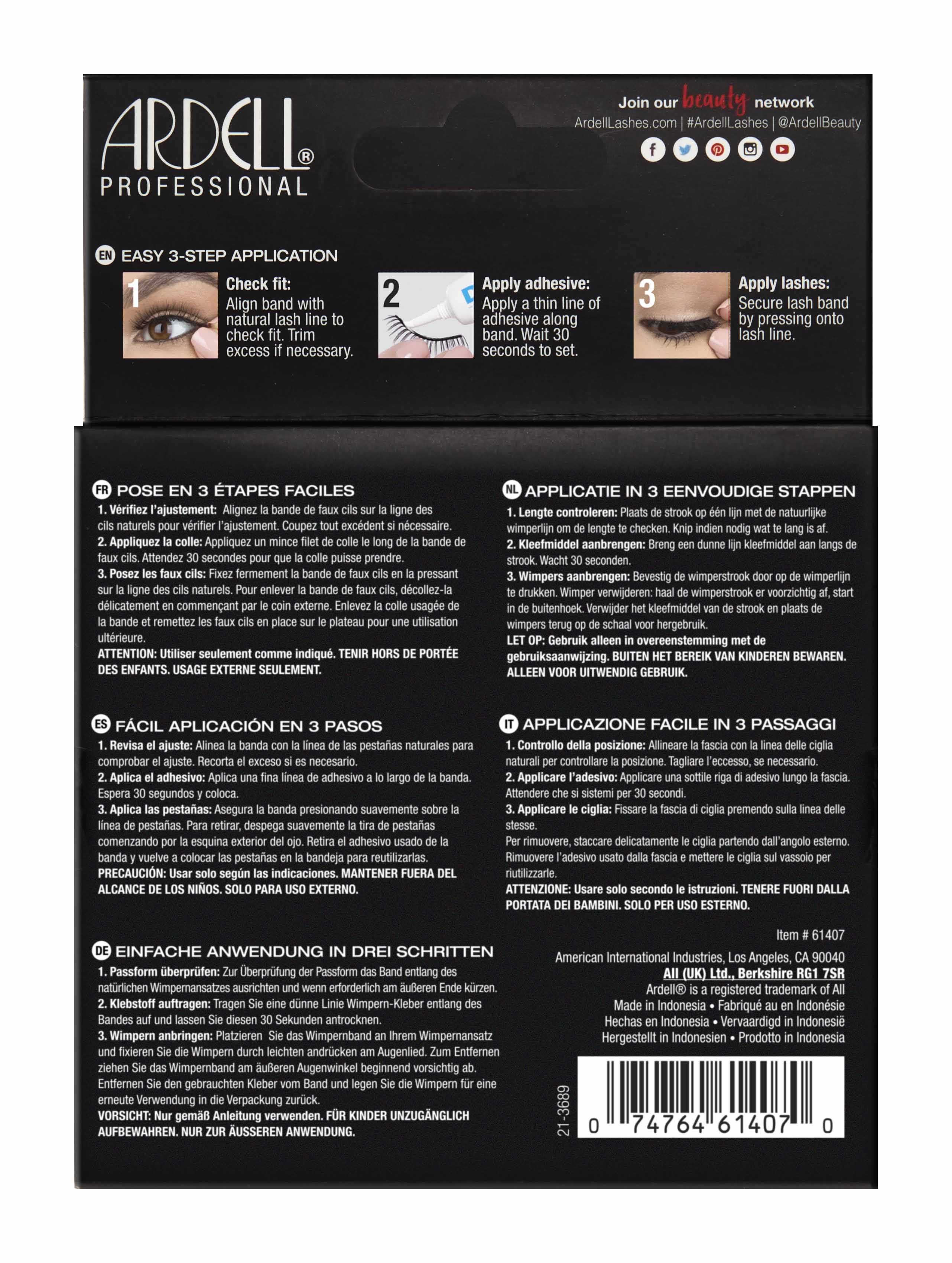 Ardell - Multipack - 110 Black 4pk - SalonExpress