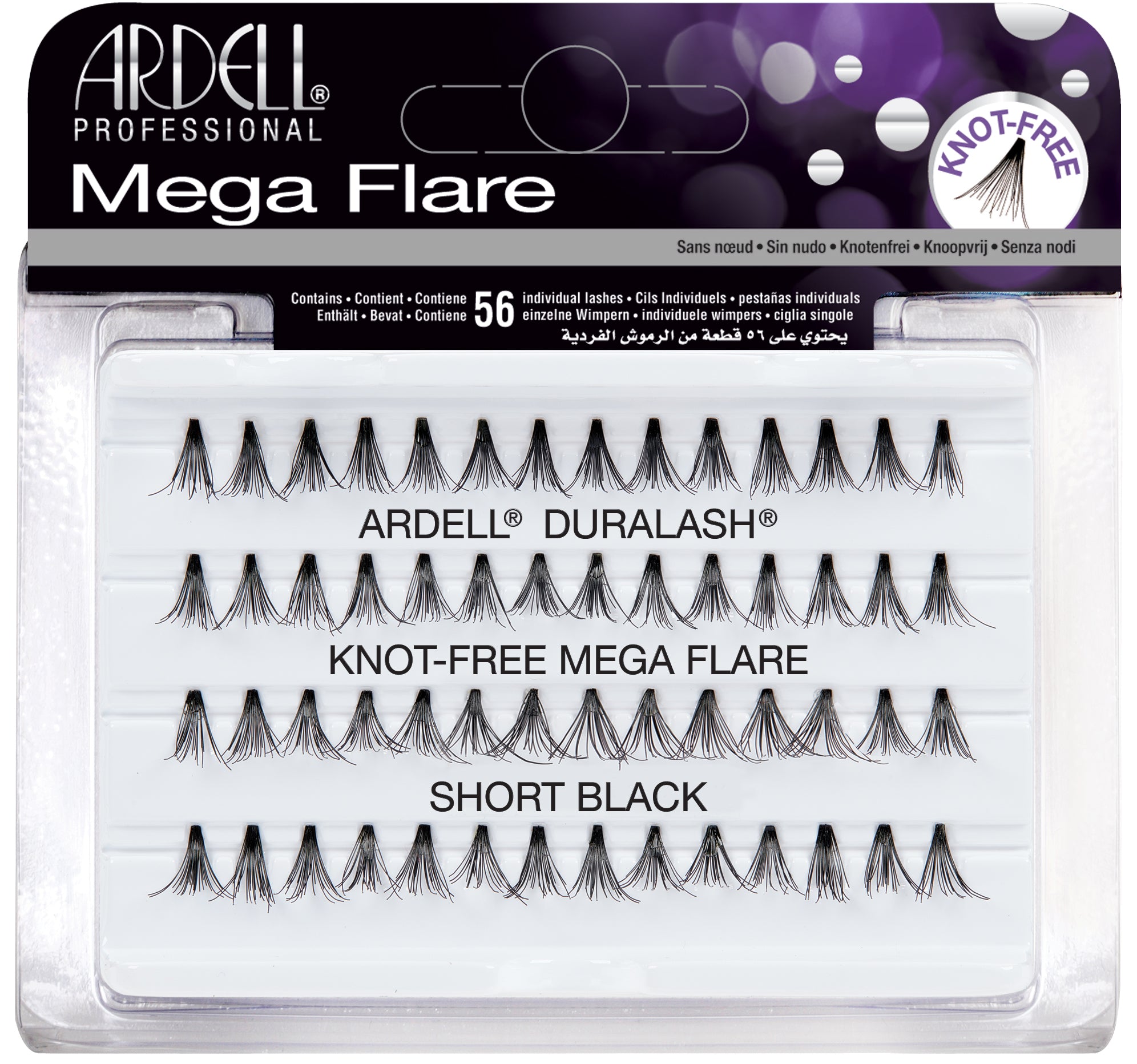 Ardell - Mega Flare - Short Black - SalonExpress