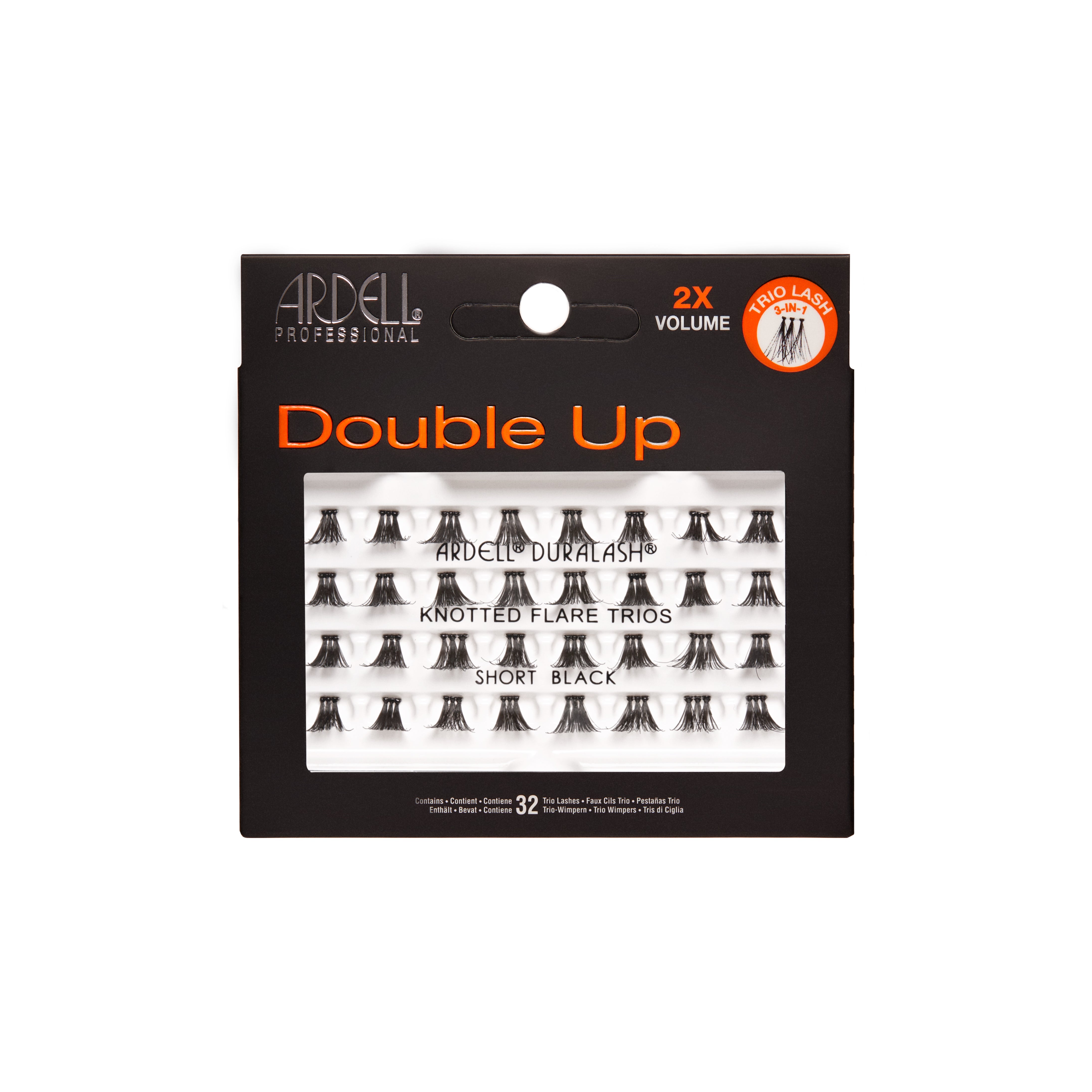 Ardell - Double Up Knotted Flare Trios - Short Black - SalonExpress