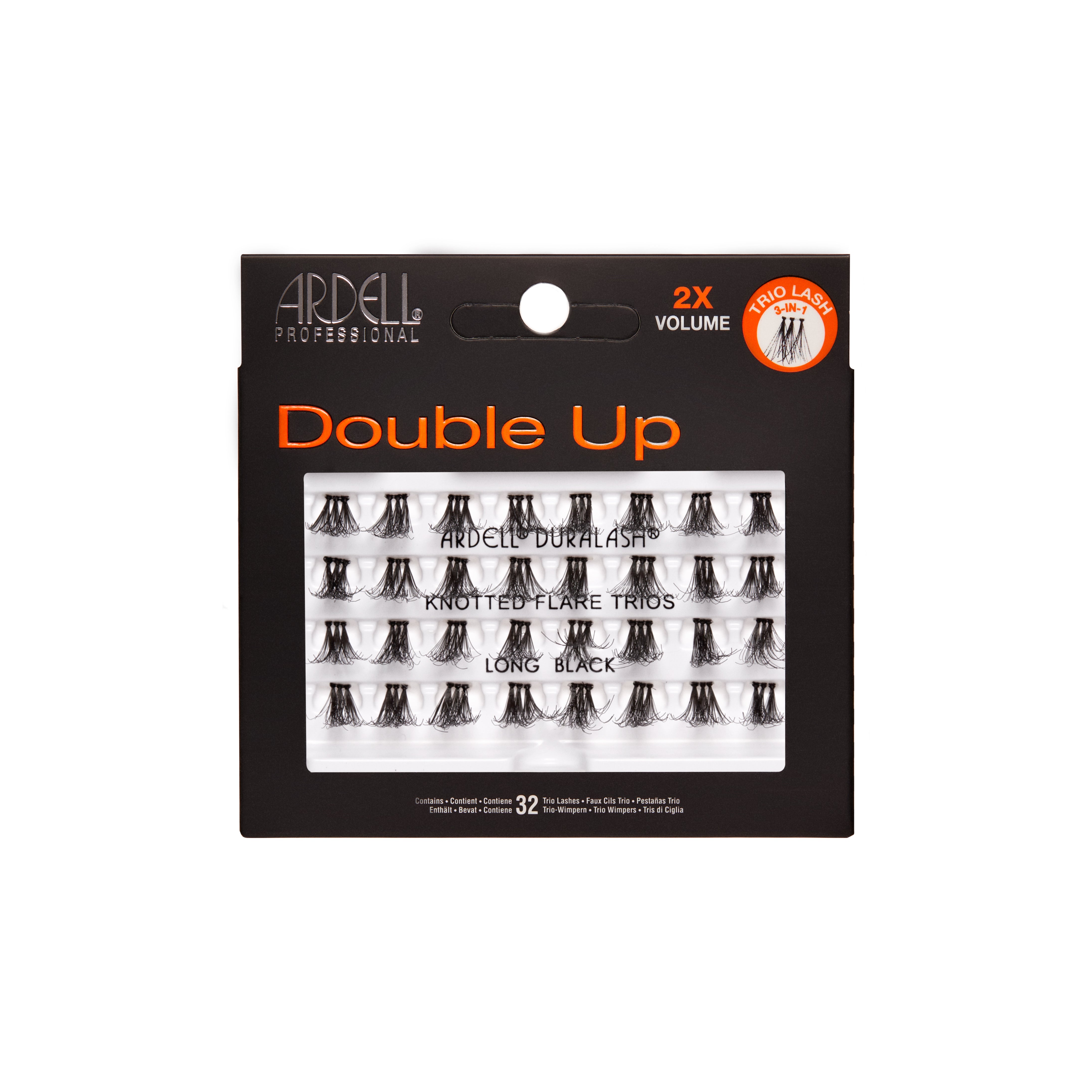 Ardell - Double Up Knotted Flare Trios - Long Black - SalonExpress