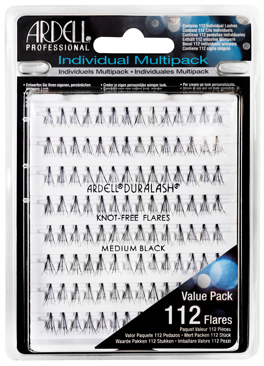 Ardell - Multipack Knot-Free Individuals - Medium Black - SalonExpress
