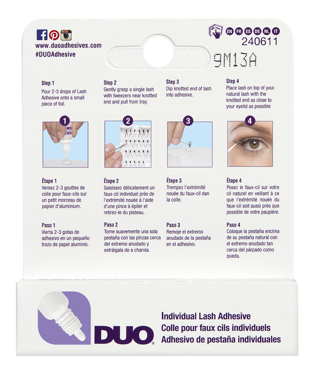 DUO Individual Lash Adhesive Clear 7.4ml - SalonExpress