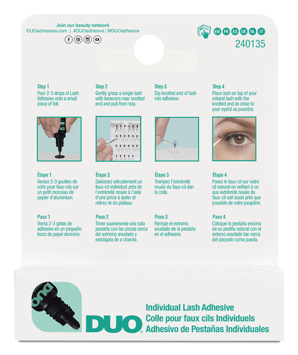 DUO Individual Lash Adhesive Dark 7.4ml - SalonExpress