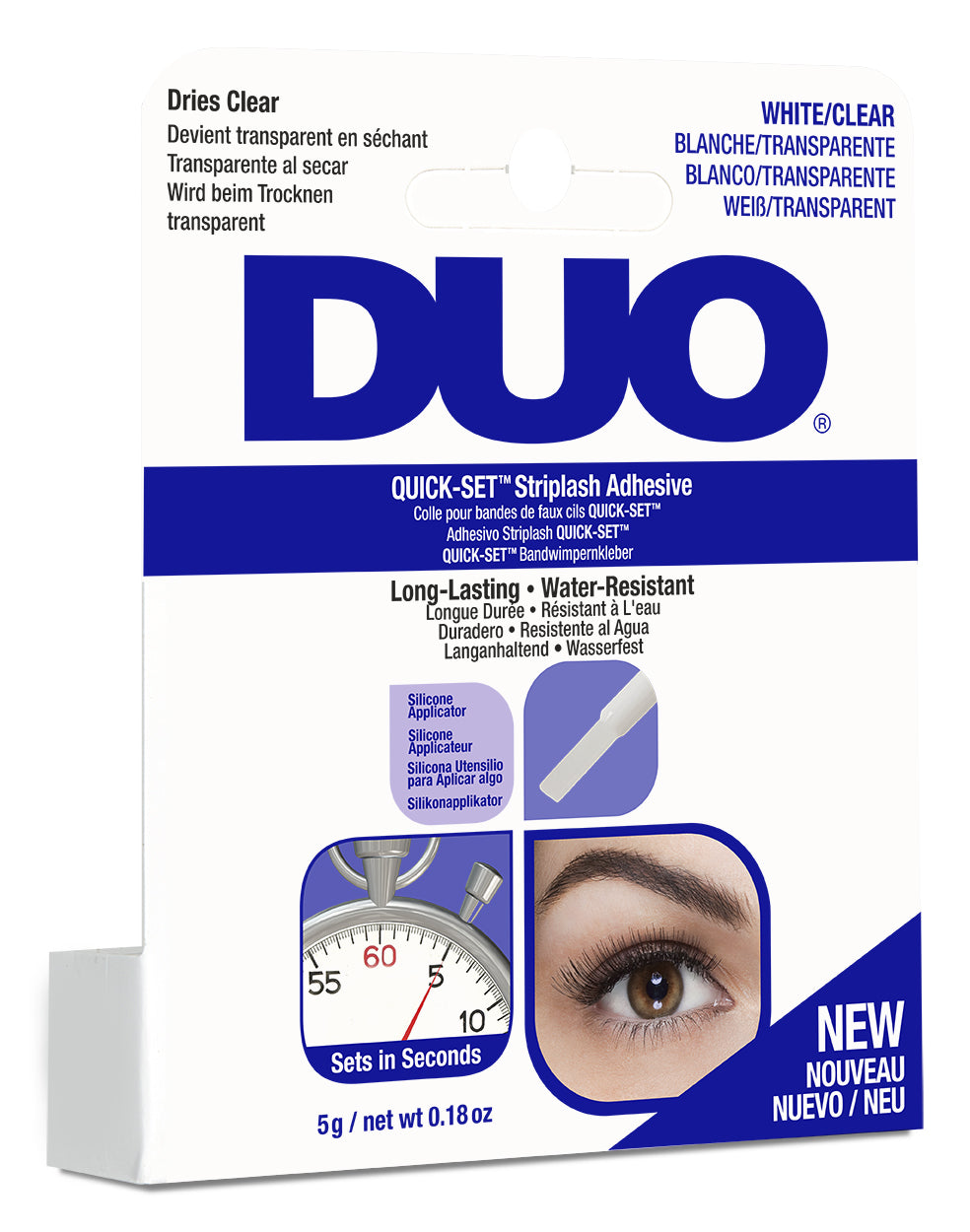 DUO Quick Set Lash Adhesive Clear 5.3ml - SalonExpress