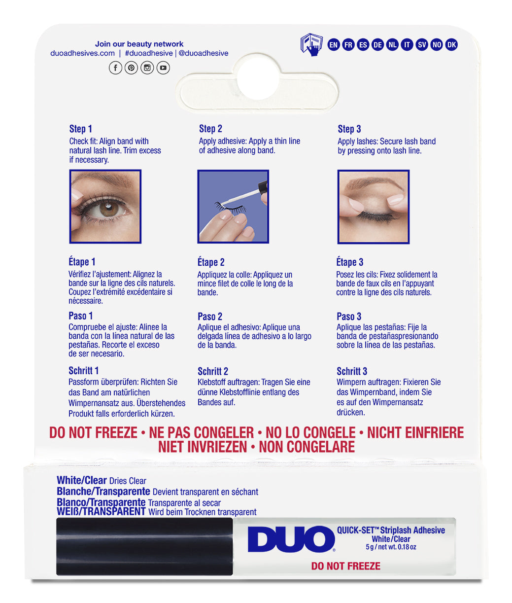 DUO Quick Set Lash Adhesive Clear 5.3ml - SalonExpress
