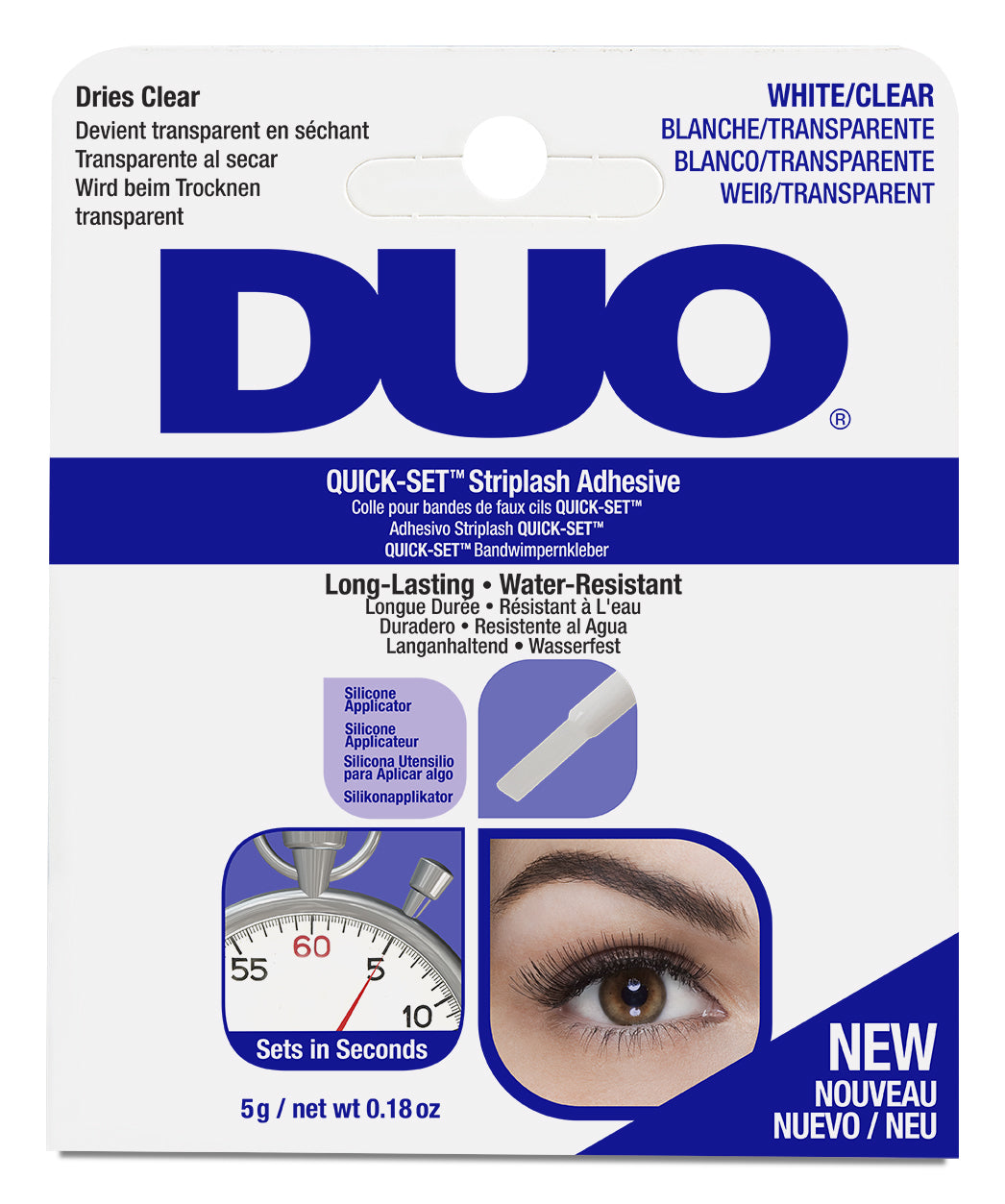 DUO Quick Set Lash Adhesive Clear 5.3ml - SalonExpress