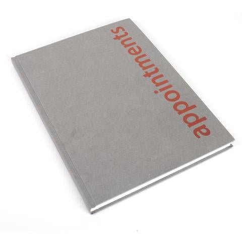Appointment book 6 grey assistant single - Stationary - SalonExpress