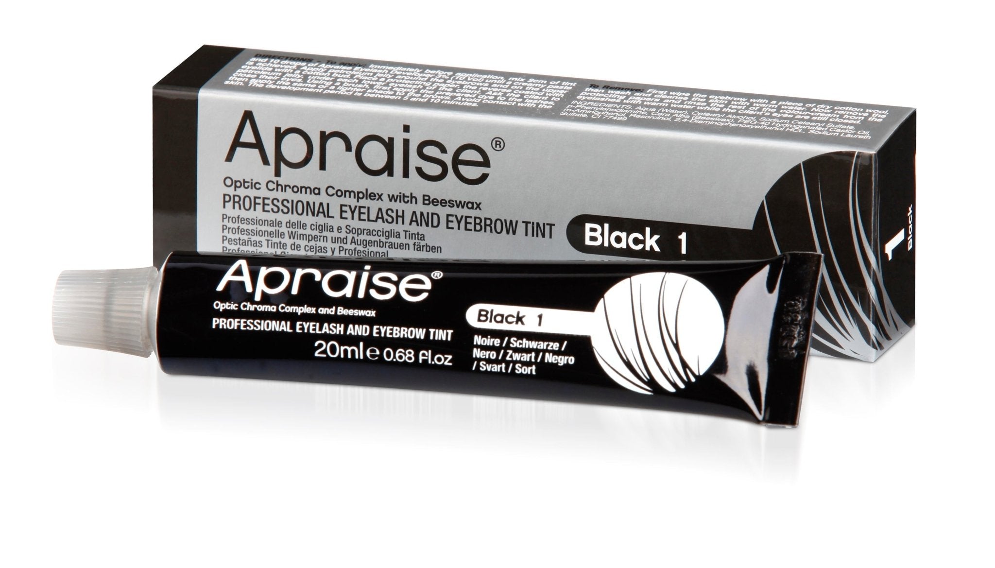 APRAISE Eyelash Tint Black 20ml - Tinting - SalonExpress