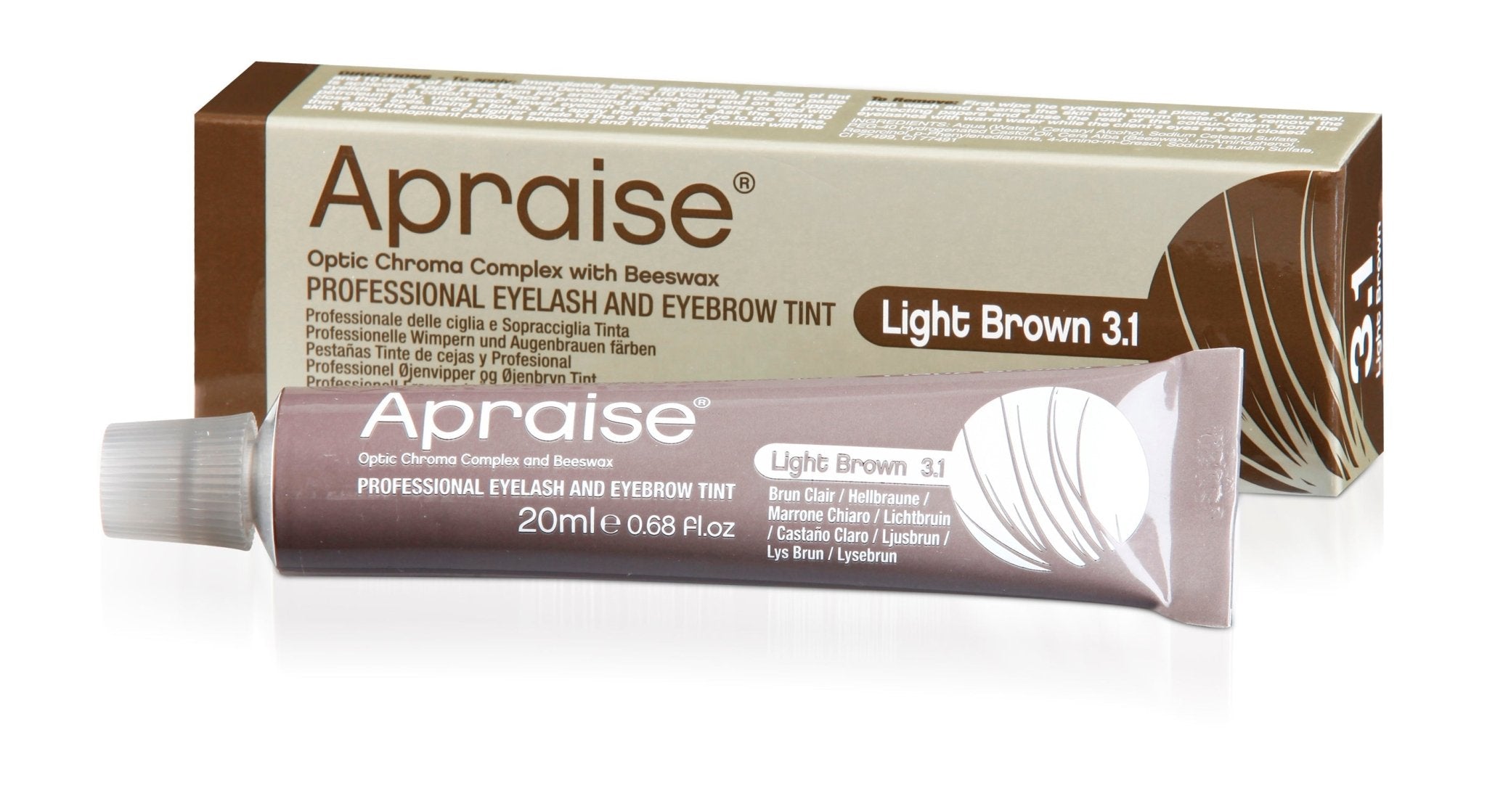 APRAISE Eyelash Tint Light Brown 20ml - Tinting - SalonExpress