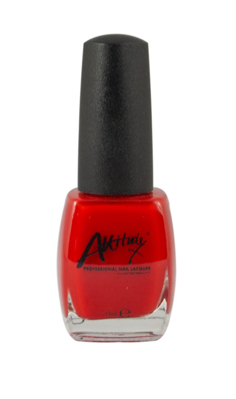 Attitude Nail Polish - Red Hot - Nail Polish - Short Wear - SalonExpress