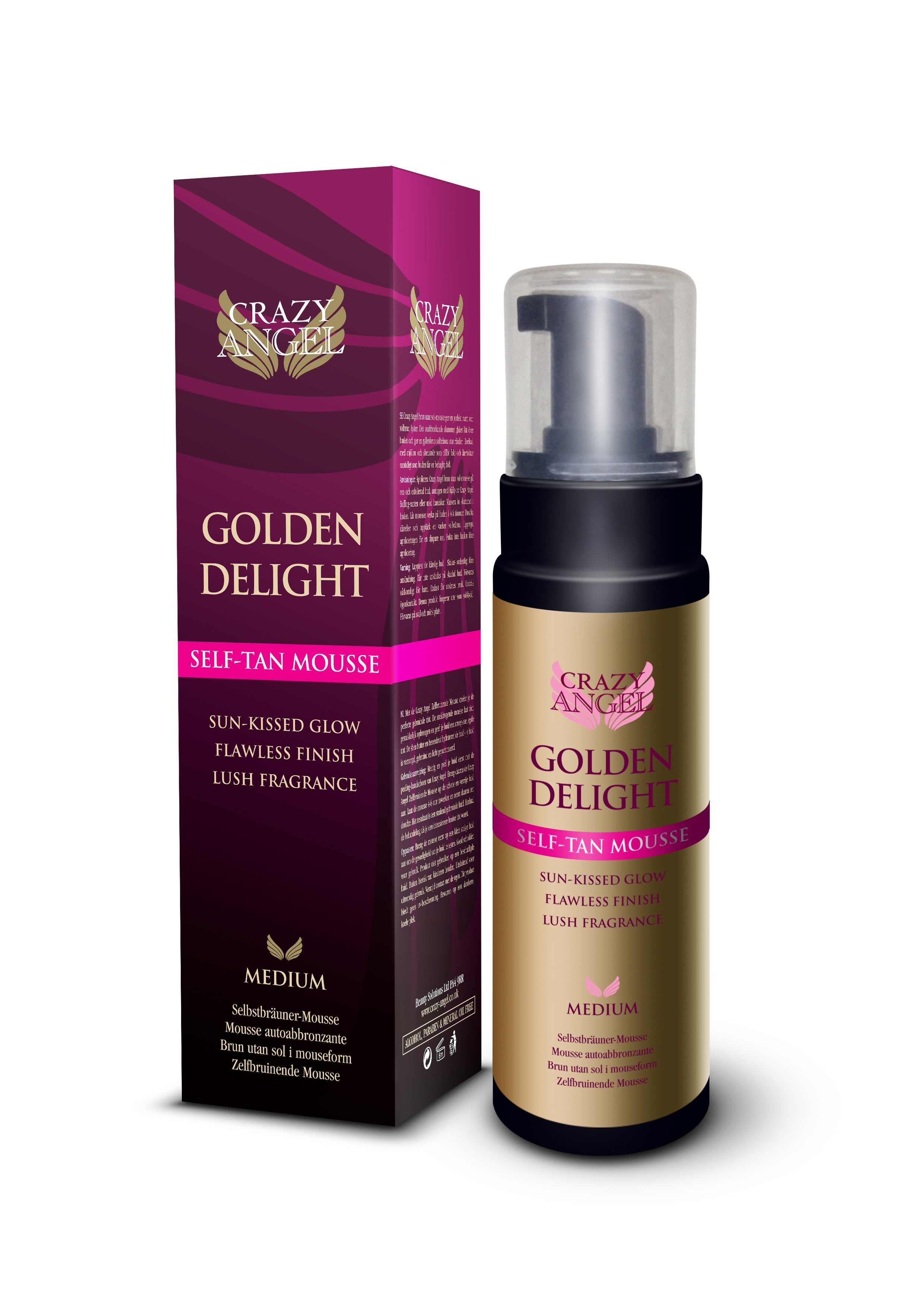 CRAZY Golden Delight Self-Tan Mousse 200ml