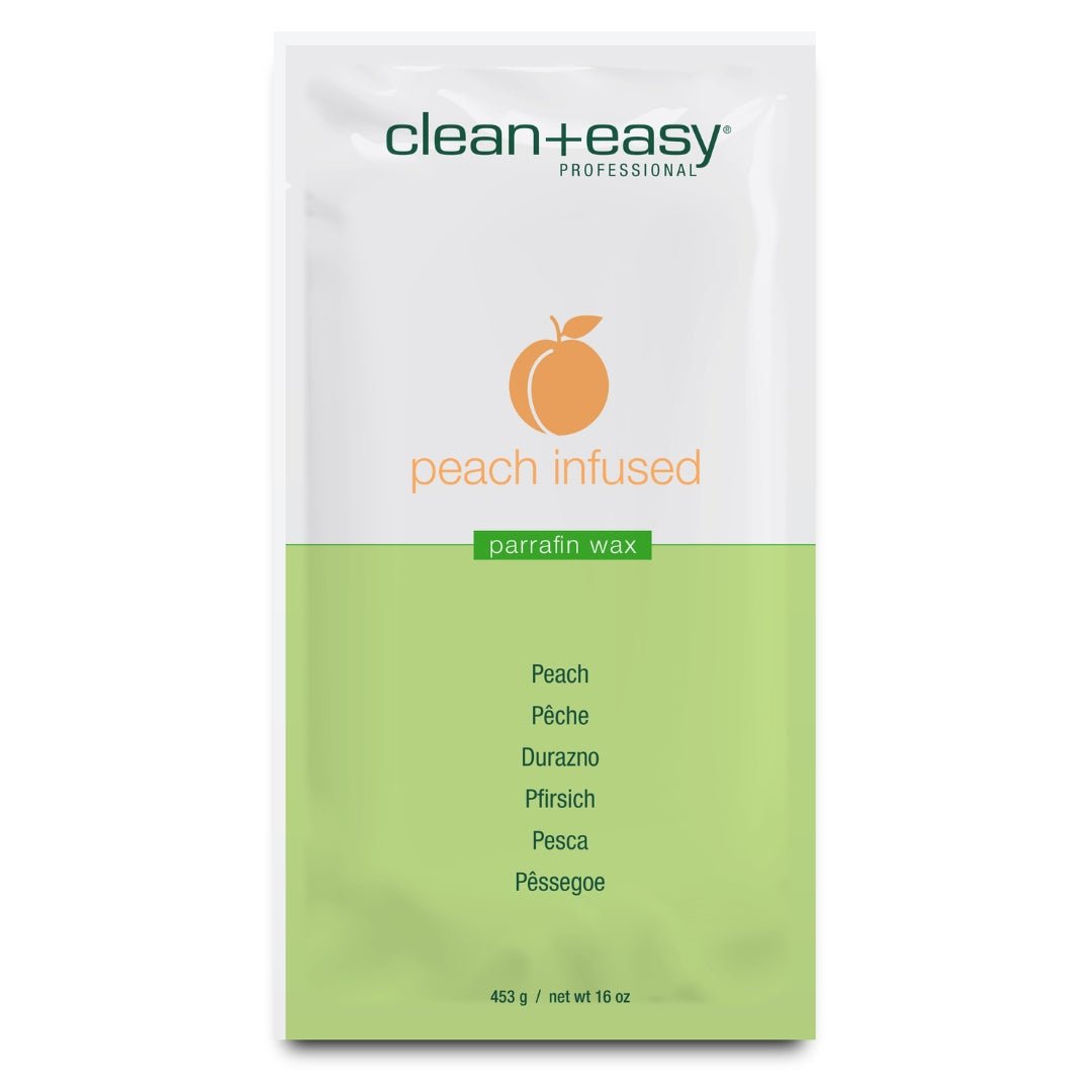 Clean+Easy Peach Infused Paraffin Wax 453g - Paraffin Waxes - SalonExpress