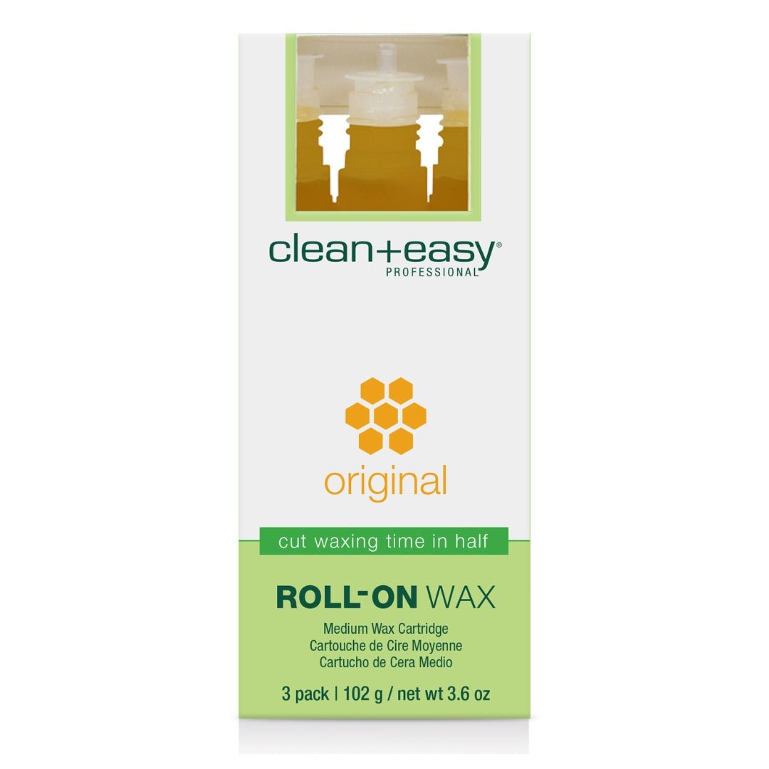 Clean+Easy Original Roll - On Wax Refill Medium 3 Pack - Roller Waxing - SalonExpress