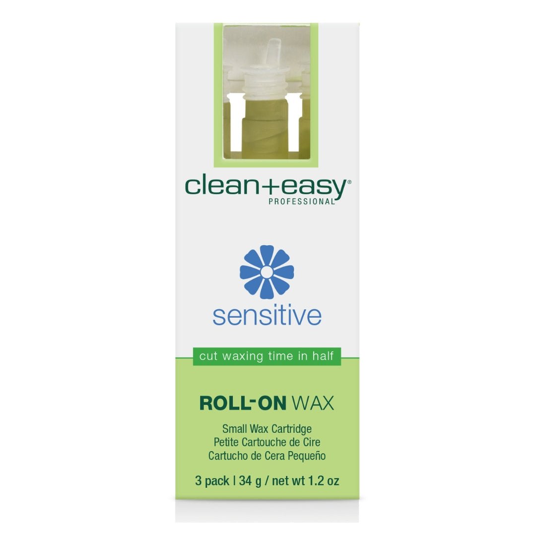 Clean+Easy Sensitive Roll - On Wax Refill Small 3 Pack - Roller Waxing - SalonExpress
