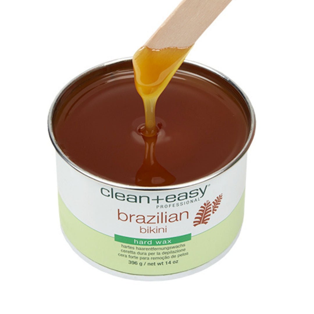 Clean+Easy Brazilian Bikini Hard Wax 396g - Stripless Hot Waxing - SalonExpress