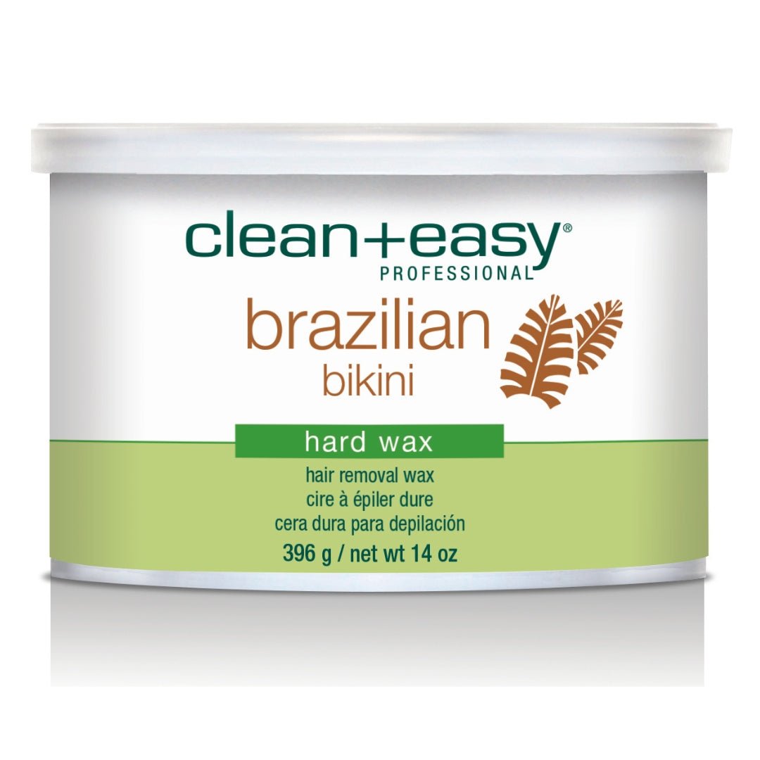 Clean+Easy Brazilian Bikini Hard Wax 396g - Stripless Hot Waxing - SalonExpress