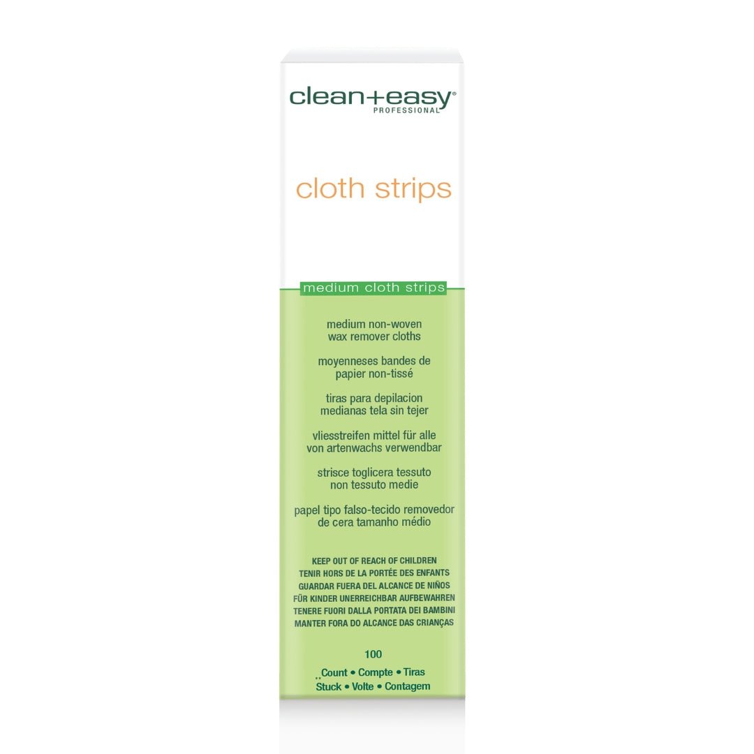 Clean+Easy Non Woven Cloth Wax Strips - Medium - Strips & Spatulas - SalonExpress