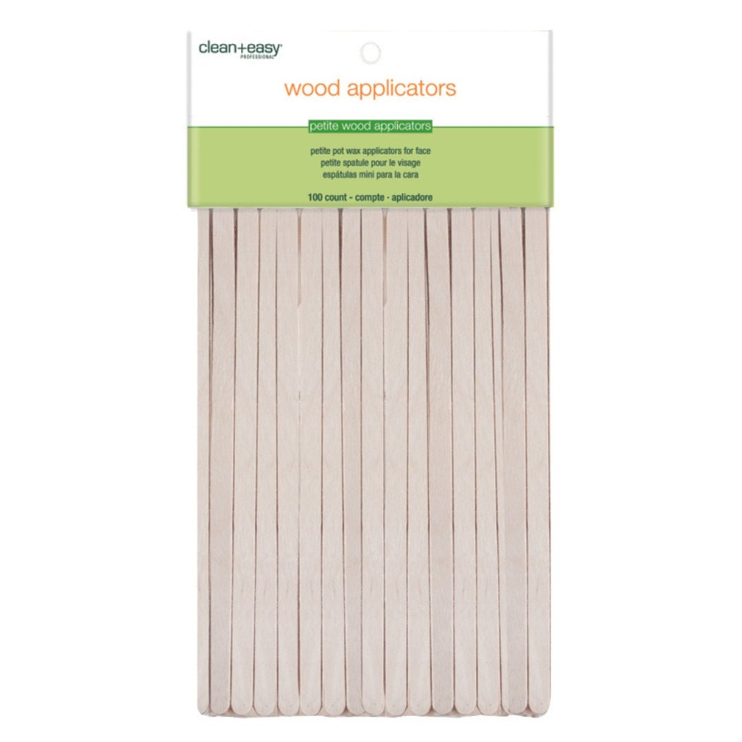 Clean+Easy Wood Spatulas Petite 100 Pack - Strips & Spatulas - SalonExpress