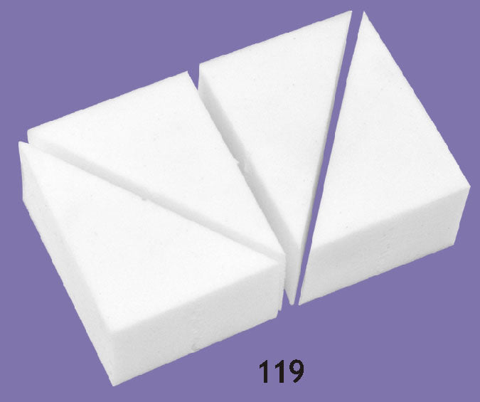 Xpress Latex Wedges Pkt /4 - Sponges - SalonExpress