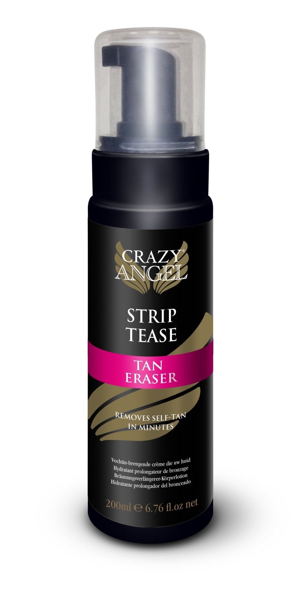 Crazy Angel Striptease Tan Eraser 200ml - Spray Tan Liquids - SalonExpress