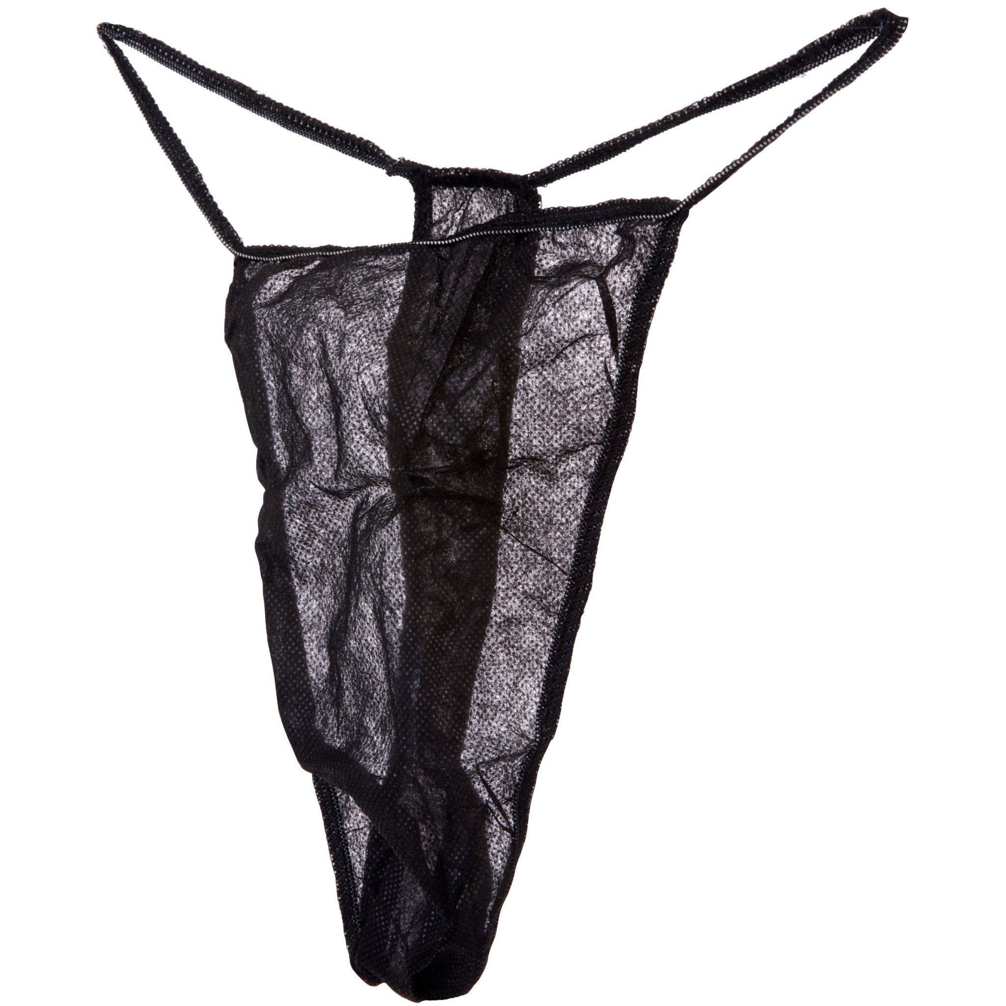 Disposable G Strings (Black) x50 - Client Disposables - SalonExpress
