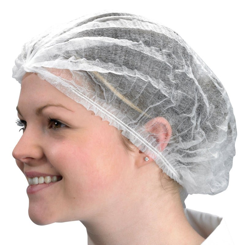 Disposable Head Cap (White) x100 - Client Disposables - SalonExpress
