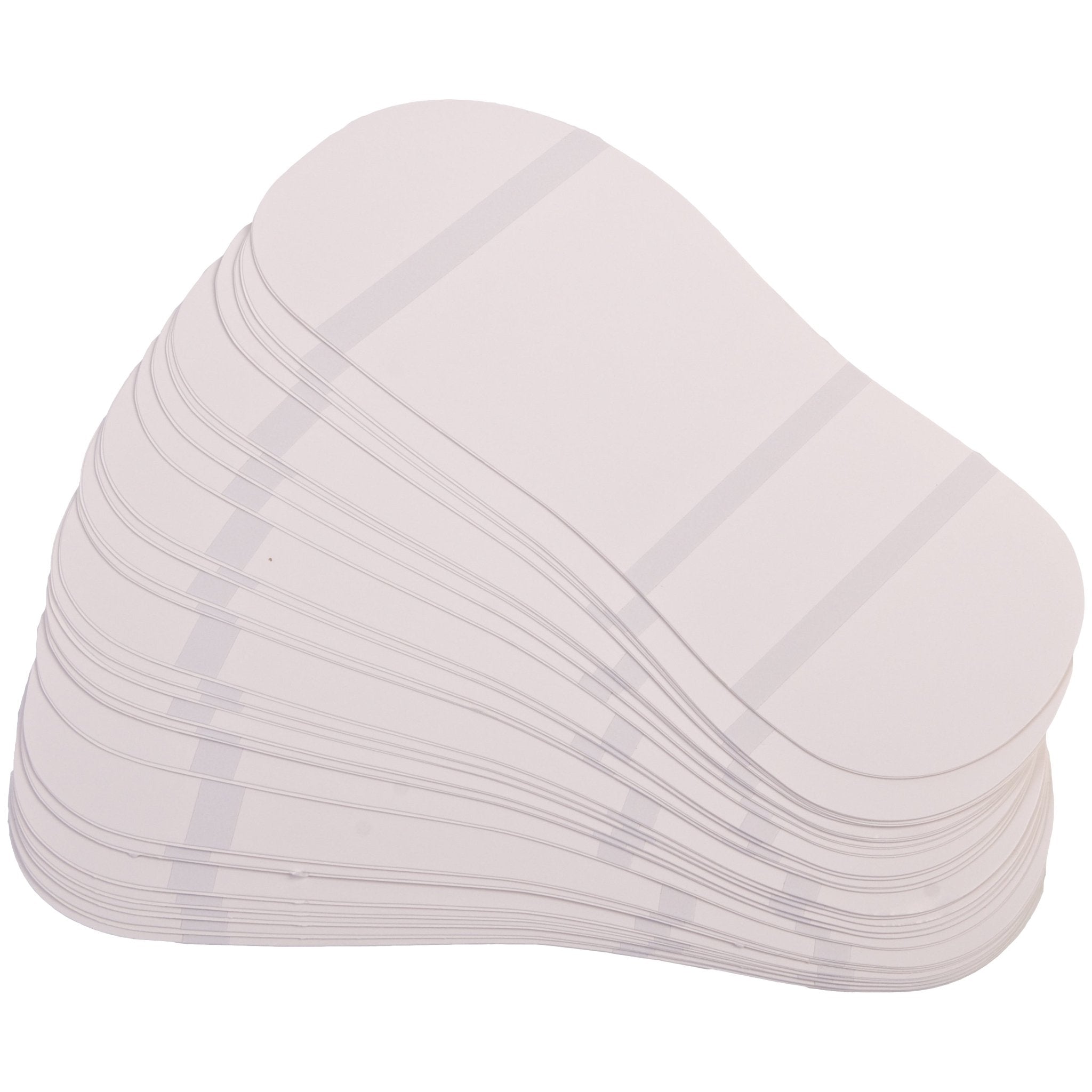 Disposable Sticky Feet Cardboard Peel Off x25 - Client Disposables - SalonExpress