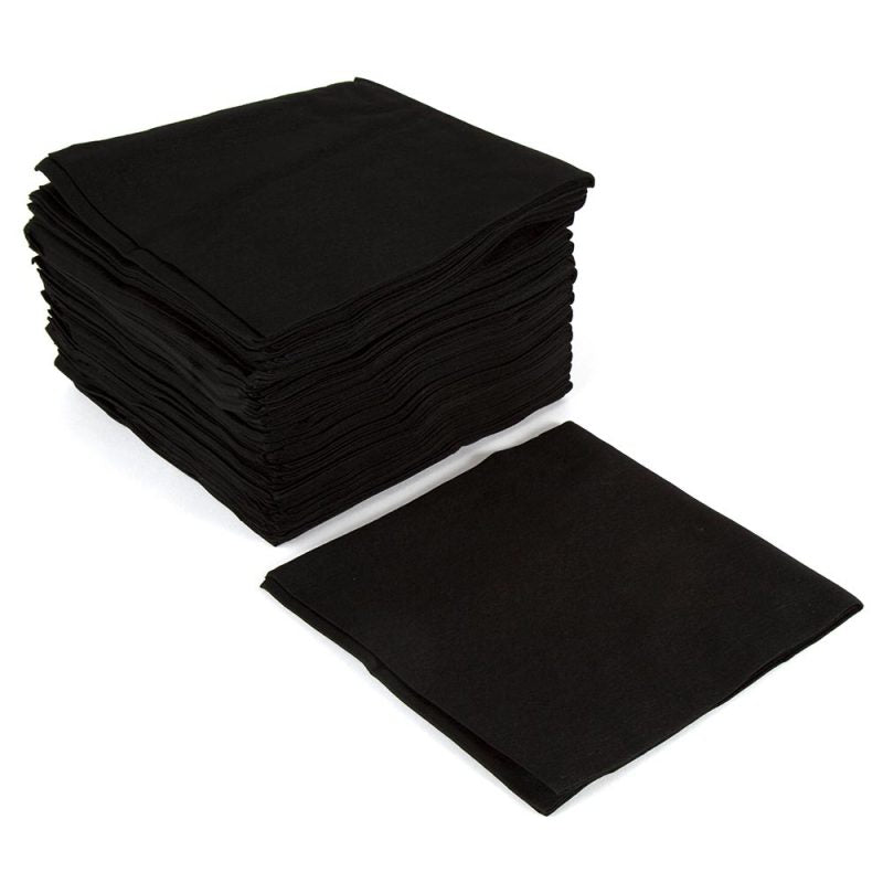 Disposable Towels (Black) 50 Pack - Client Disposables - SalonExpress