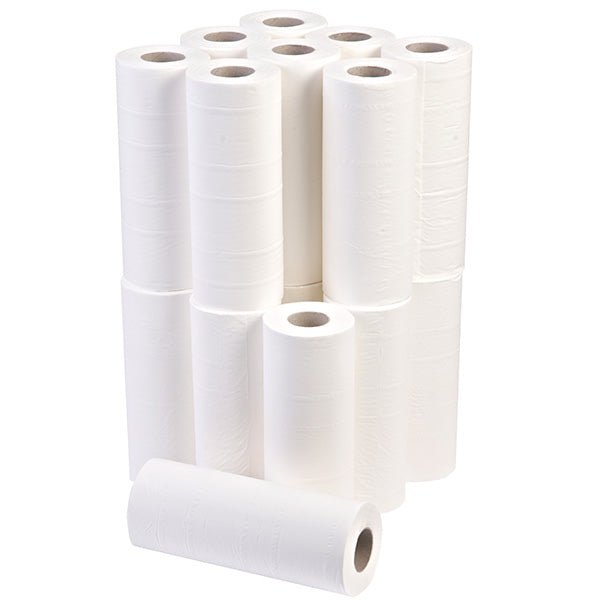 Hygiene Roll (White) 10" Single Roll - Couch Rolls - SalonExpress