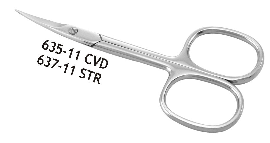 Xpress Silver nail scissors curved - Manicure Tools - SalonExpress